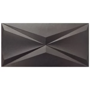 Porcelanato Metalizado Borda Reta Cubic Grafite 30x60cm