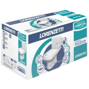 Kit Vaso Sanitário com Caixa Acoplada Lorenlike Branco - Imagem 6