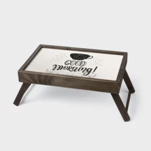 Mesa P/cafe 25x40cm C/fundo Estampado Good Morning