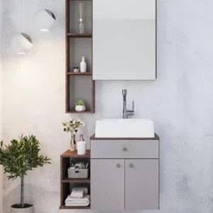 Kit Balc 65 Reggio Susp Tabaco/cinza  (  Gaam  ) - Imagem 1