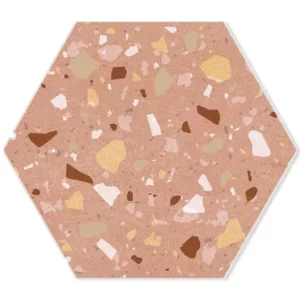 Porcelanato Esmaltado Bold Confete Rosa 17x17cm - Imagem 1