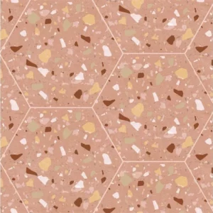 Porcelanato Esmaltado Bold Confete Rosa 17x17cm - Imagem 3