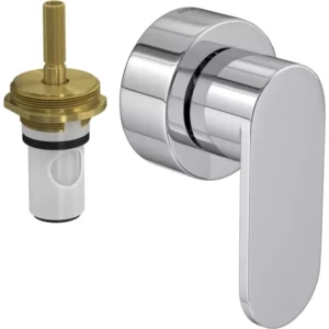 Acabamento de Registro de Gaveta e Pressão 1/2'' e 3/4'' Drop Cromado