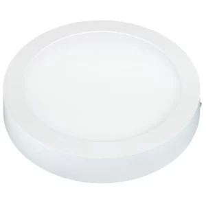 Painel Led de Sobrepor Redondo Lux 24w Autovolt Branco 31cm 3000k Luz Amarela