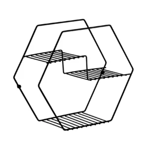 Nicho Hexagonal Preto Fosco 1902