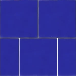 Revestimento Cerâmico Borda Bold Cobalto Liso 20x20cm - Imagem 4