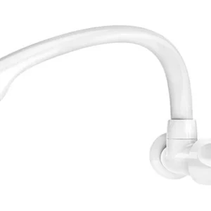 Torneira para Cozinha Parede Horizontal Tigre Orbe Branca - Imagem 1