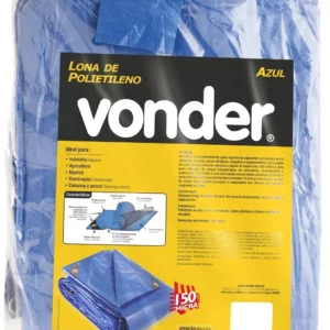 Lona de Polietileno Azul 6 M X 4 M, Vonder Vdo2069 - Imagem 5