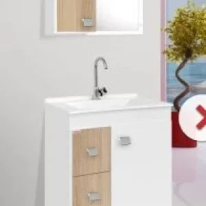 Kit Balc 60 Ecco Branco/carvalho - Imagem 1