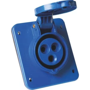 Tomada de Embutir Industrial 2p+t 32 a 220-250 Vca 6 H - Tramontina - Imagem 1