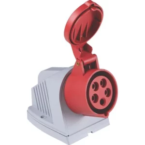 Tomada de Sobrepor Industrial 3p+n+t 16 a 380-415 Vca 6 H - Tramontina - Imagem 1