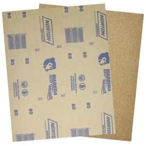 Lixa para Madeira Norton 80 A237 com 50 Peças - Imagem 1