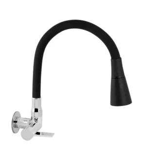 Torneira Bica Mold 1174 C-70 1/4v * Color Duo Black * Talita - Imagem 1