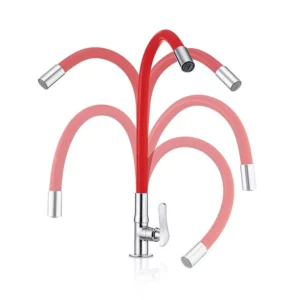 Torneira Multiuso de Parede com Bica Flexível Red 1/2"