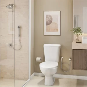 Chuveiro com Desviador e Ducha Manual Flex Cromado - Imagem 5