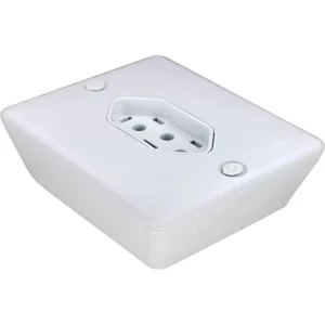 Tomada Sobrepor 10a 2p+t Sistema X - Ilumi, 363140