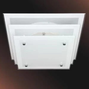 Plafon Ema Quadrado 3 Vidros 2024