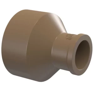 Bucha de Redução Soldável Longa 50x25mm Marrom - Imagem 1