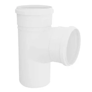 Tê de Redução Curto Esgoto 100x50mm Branco - Imagem 1