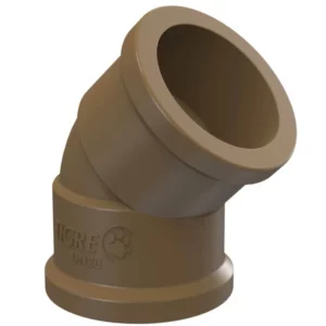Joelho 45° Soldável 20mm Marrom - Imagem 1