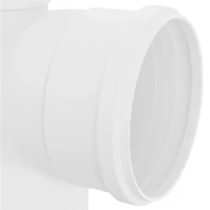 Joelho 90° com Visita para Esgoto 100x50mm Branco - Imagem 3