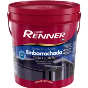 Tinta Frentes e Fachadas Emborrachada Fosco Branco 18 Litros Renner