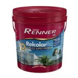 Tinta Acr. Rekolor Semibrilho Branco Renner 18l