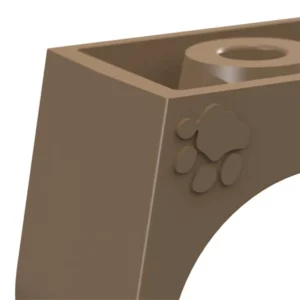 Abraçadeira para Tubo Soldável 25mm Marrom - Imagem 2