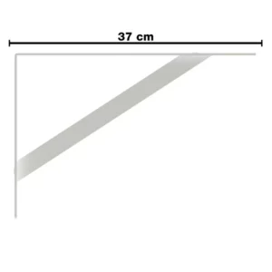 Mão Francesa Leve 37cm Branca - Imagem 2