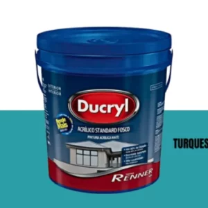 Tinta Acrílica Ducryl Fosca Turquesa 18lt Renner