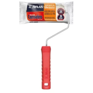 Rolo de Pintura Lã de Carneiro 9cm - Atlas - Imagem 1