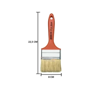 Trincha com Cerdas Brancas de 3 Polegadas Atlas. - Imagem 3