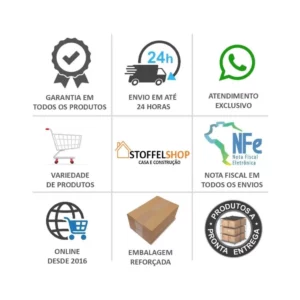 Trincha com Cerdas Brancas de 3 Polegadas Atlas. - Imagem 4