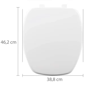 Assento Sanitário Almofadado Thema Branco - Imagem 3