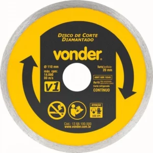Disco de Corte V1 110 X 20mm para Mármore - Vonder - Imagem 2