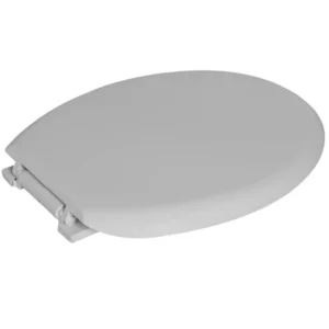 Assento Sanitário Oval em Polietileno Almofadado Branco - Imagem 3