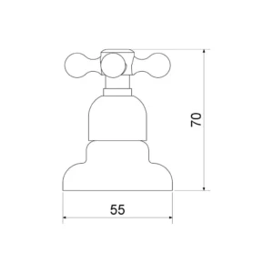 Acabamento para Registro Supernova 1/2'', 3/4'' e 1 Meber Pequeno - Imagem 2