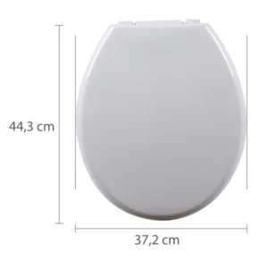 Assento Sanitário Oval Almofadado Bege Claro - Imagem 6