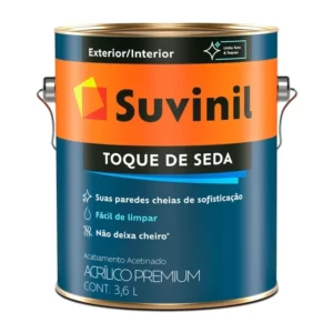 Tinta Acrílica Premium Toque de Seda Acetinado Branco Neve 3,6 Litros