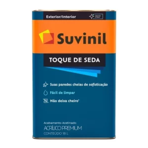 Tinta Acrílica Premium Toque de Seda Acetinado Branco Neve 18 Litros