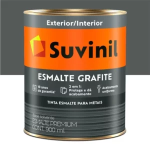 Tinta Esmalte Premium Fosco Grafite Escuro 900ml