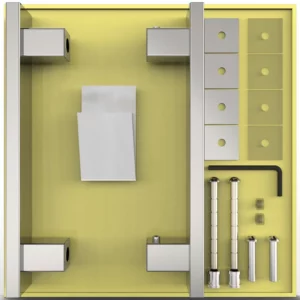 Puxador Ravena Retangular de Inox 304 Polido 800mm - Stam - Imagem 4