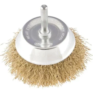 Escova Tipo Copo 2" com Haste 1/4" Aço Carbono - Vonder - Imagem 1