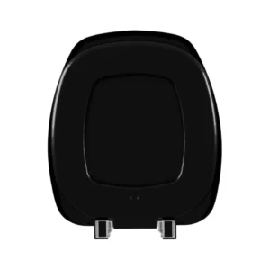 Assento Sanitário Almofadado para Louça Thema Preto 02 - Imagem 6