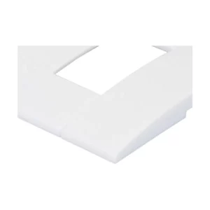 Placa Tramontina 2x4 Liz Branca C/ 2 Postos Afastados Horizontal - Imagem 3