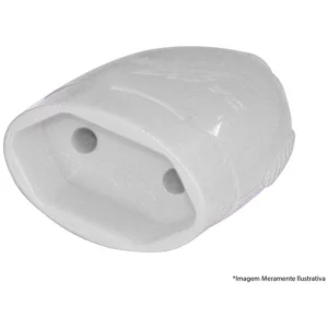 Plug Desmontável Fêmea 2p+t Ate 20a/250v Branco R1612 com 12 Peças - Daneva - Imagem 1
