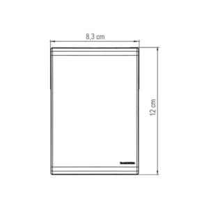 Placa 2 Postos Juntos 4x2 Tramontina Liz Branca - Imagem 4