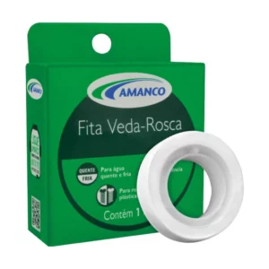 Fita Veda Rosca 18mm X 25m Amanco - Imagem 1
