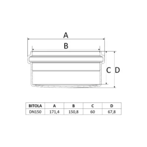 Adaptador C/ Flange e Anel 1/2 Amanco C58-07 - Imagem 2