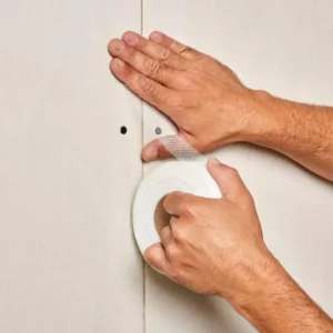 Pincéis Atlas At2945 Fita Telada Reparos para Juntas em Paredes de Geso, 50mm X 45m, 1 Unidade, Transparente - Imagem 6